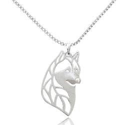 **FREE** Husky  Silver Necklaces