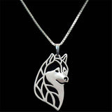 **FREE** Husky  Silver Necklaces